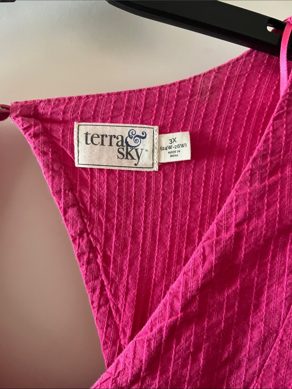 Terra & Sky Bright Fuchsia Tiered V-Neck Maxi Dress - Picture 2 of 6